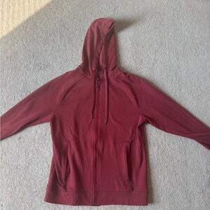 Red Zip-Up Hoodie